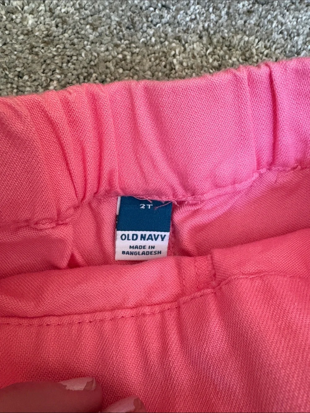 Old Navy Bubblegum Pink Pleated Skort 2T NWOT